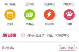 商城app源码-商城App前端html源码/手机商城网站模板