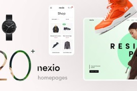 WP主题Nexio v1.0.7时尚服装WooCommerce商店模板汉化版+全部插件