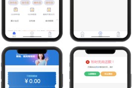 全新定制级UI借贷小额贷款系统源码 可封装APP