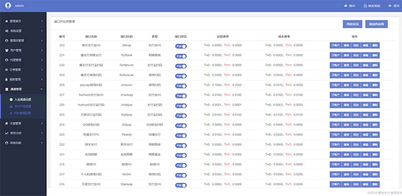 修复版第三方第四方聚合支付易支付源码免费下载-图2