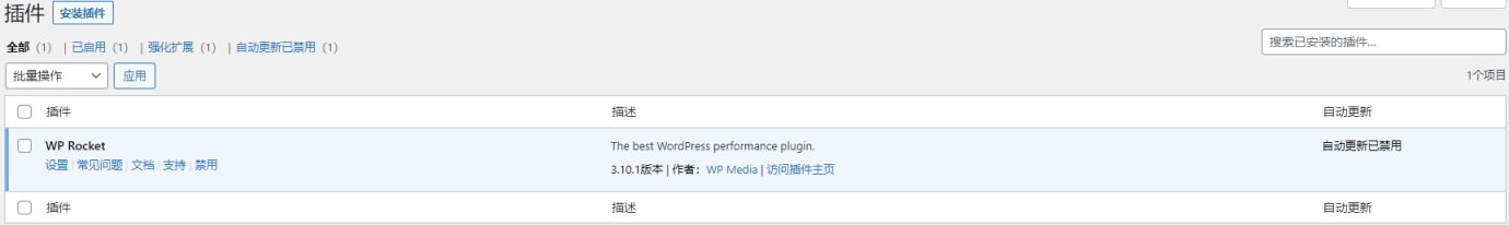 「亲测」WP Rocket插件汉化版v3.10.1下载-WP火箭缓存插件去广告免授权版-图2