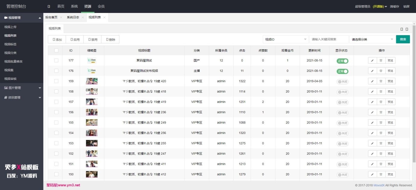 2021亲测视频点播源码下载-vip/付费观看视频X站源码/视频打赏源码-图7