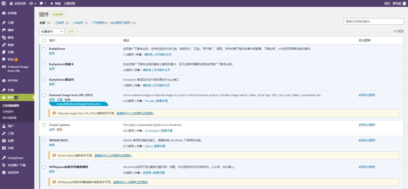 WordPress写真美图网源码整站打包下载 含Modown主题 ErphpDown插件-图5