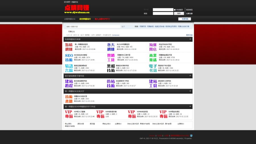 「亲测」网赚论坛源码下载-点睛Discuz网赚论坛源码独家修复版-图1