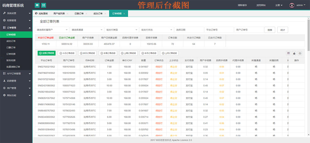 「亲测」最新码商管理系统货币PAY支付系统源码-码商C2C平台源码-图4